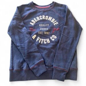 Abercrombie & Fitch Navy Crewneck Sweater